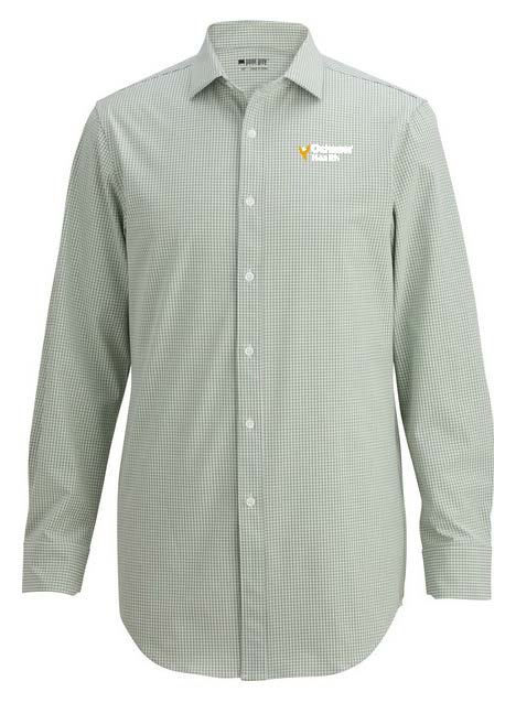 Men's Point Grey Button-Down Shirt, Green, large image number 1